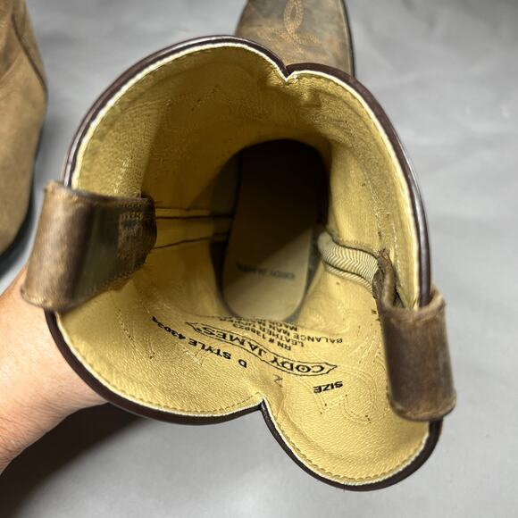 Cody James Western Boots Boys Size 2 Style 43034 Brown Leather Upper Cowboy - Picture 9 of 10